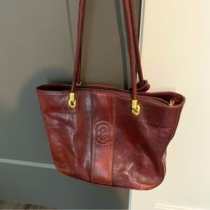 Marino Orlandi Vintage Brown Leather Handbag Purse